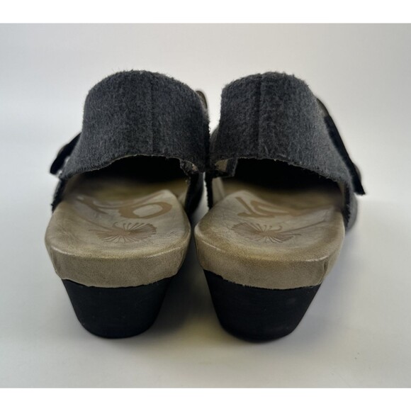 OTBT Springfield Mary Jane Wedge Slingback Gray Close Toe Clog Comfort Women 9.5 - Picture 5 of 14